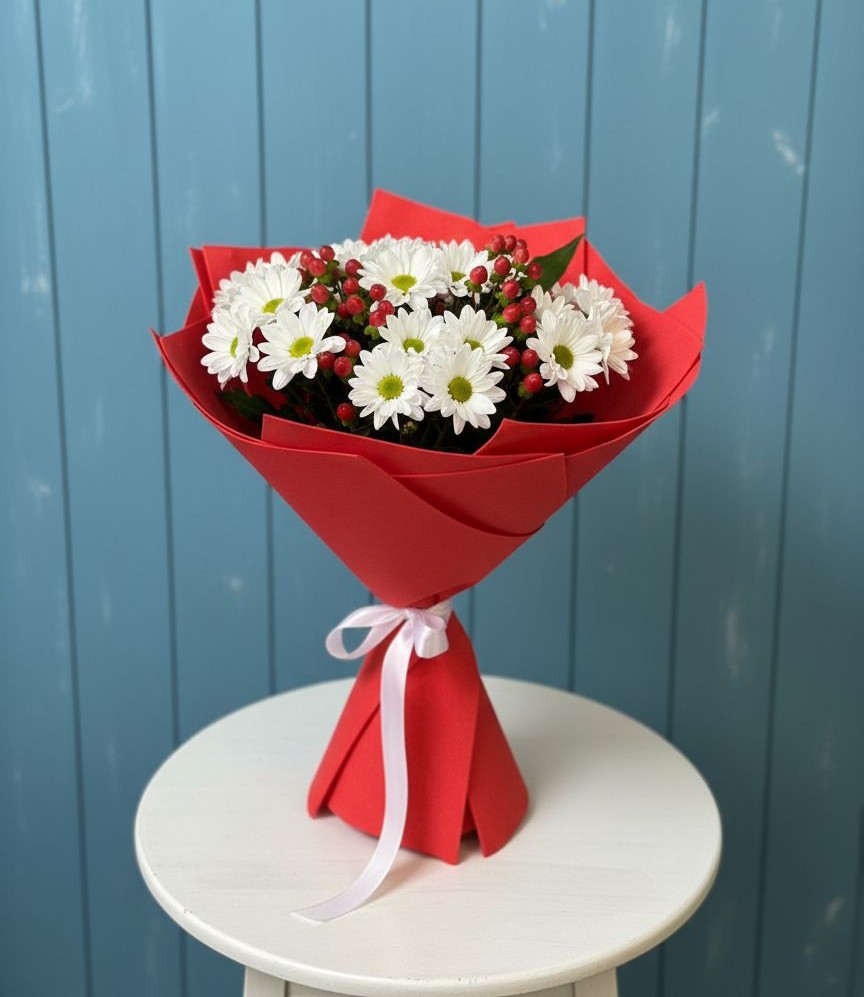 Букет цветов из: Хризантемы в Яшкино