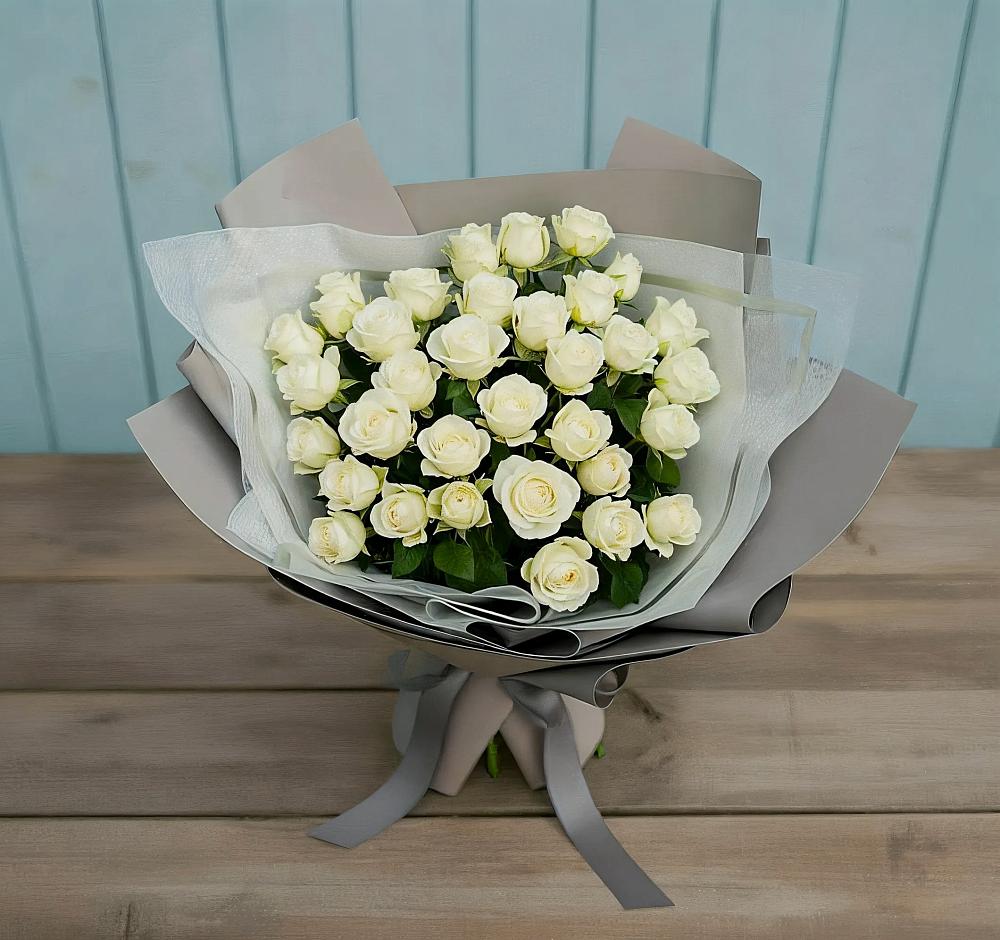 Букет Белоснежная нежность в Яшкино