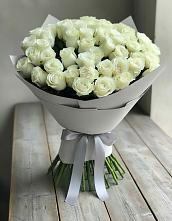 Букет 35 Белых роз в Яшкино