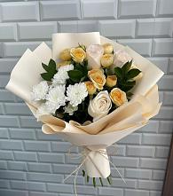 Букет цветов из:  Розы и Хризантемы в Яшкино