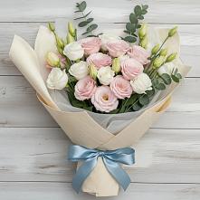 Букет цветов из:  Лизиантусы #REPLACE_PRED# Яшкино