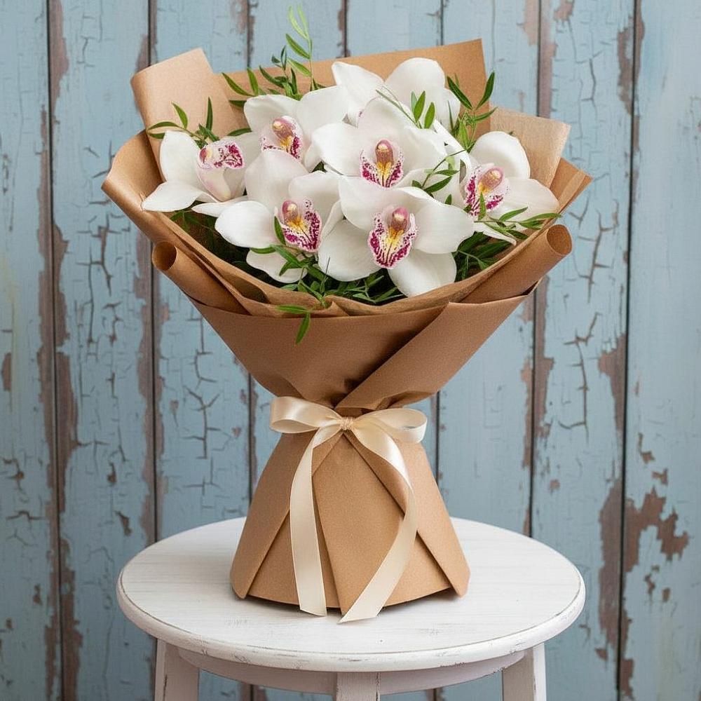 Букет цветов из: Орхидеи и Розы в Яшкино
