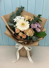 Букет цветов из:  Герберы и Хризантемы #REPLACE_PRED# Яшкино