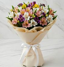 Букет цветов из:  Альстромерии #REPLACE_PRED# Яшкино
