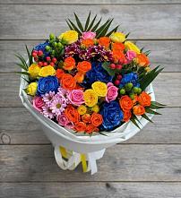 Букет цветов из:  Розы и Хризантемы в Яшкино