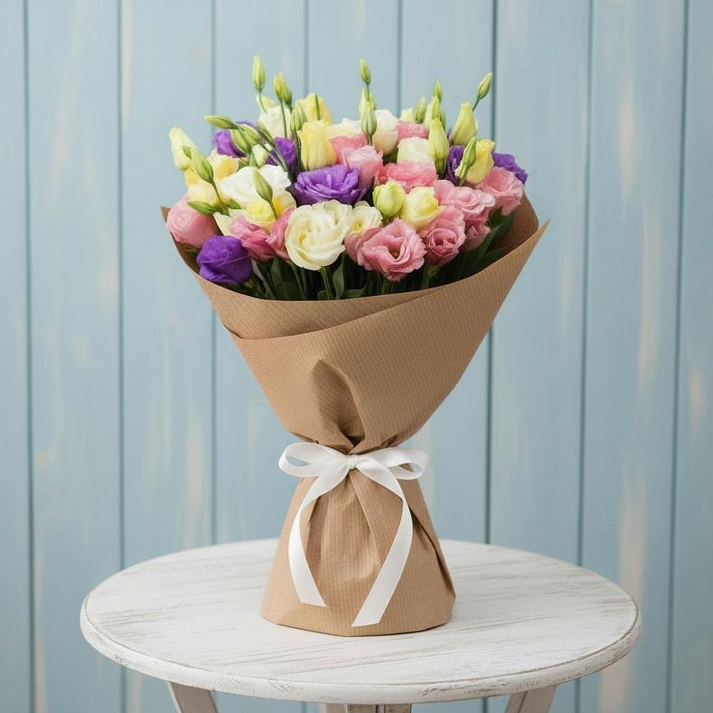 Букет цветов из: Лизиантусы в Яшкино