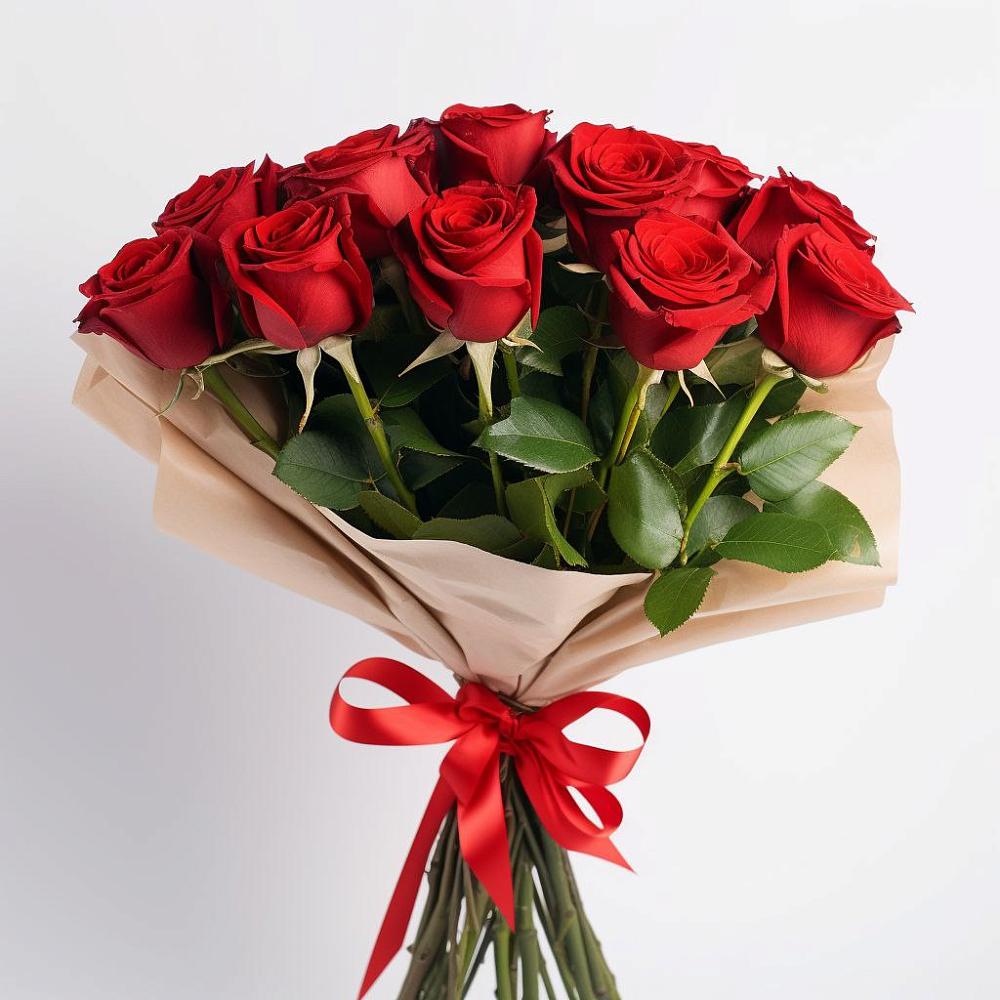 Букет 11 Красных роз Эдлесс Лав в Яшкино