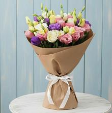 Букет цветов из:  Лизиантусы в Яшкино