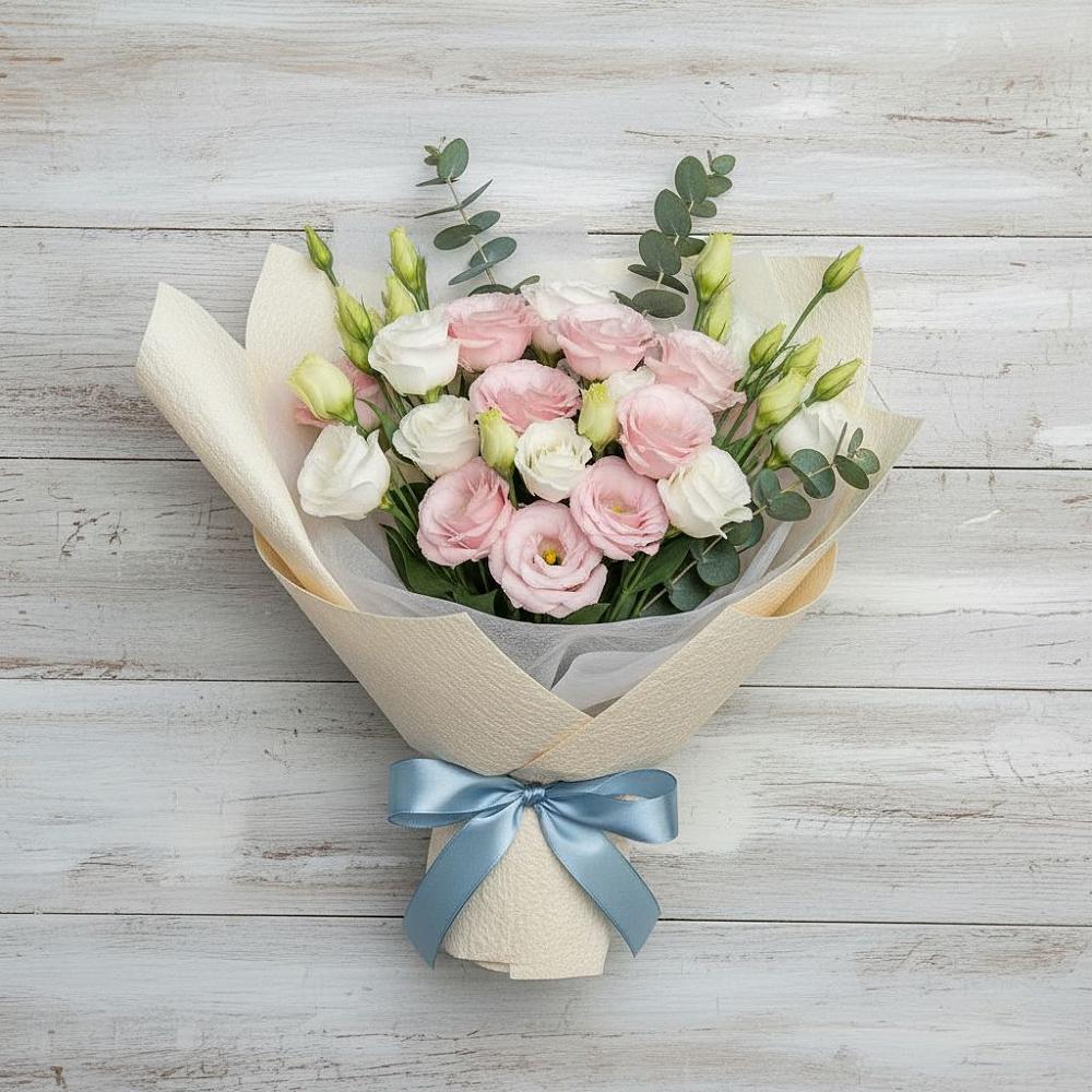 Букет цветов из: Лизиантусы в Яшкино